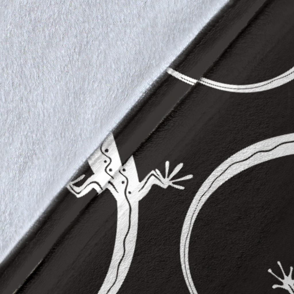lizard Pattern Print Design 01 Premium Blanket