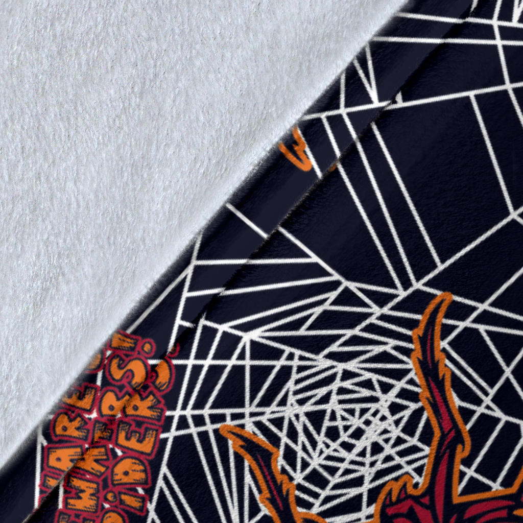 Tarantula Spiderwebs Pattern Print Design 01 Premium Blanket