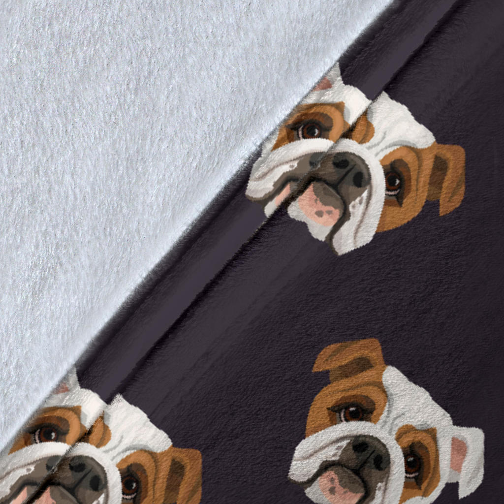 Bulldogs Pattern Print Design 03 Premium Blanket