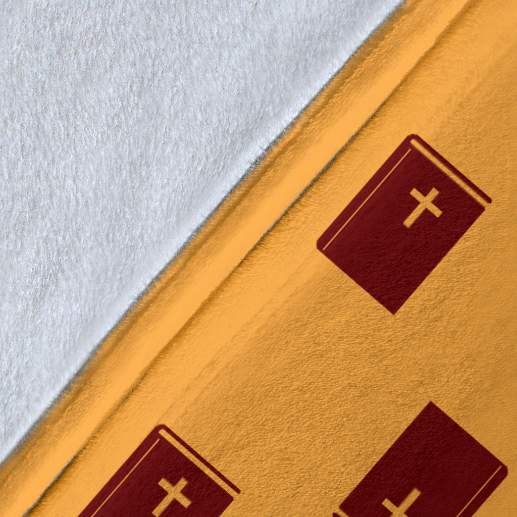 Bible Pattern Print Design 05 Premium Blanket