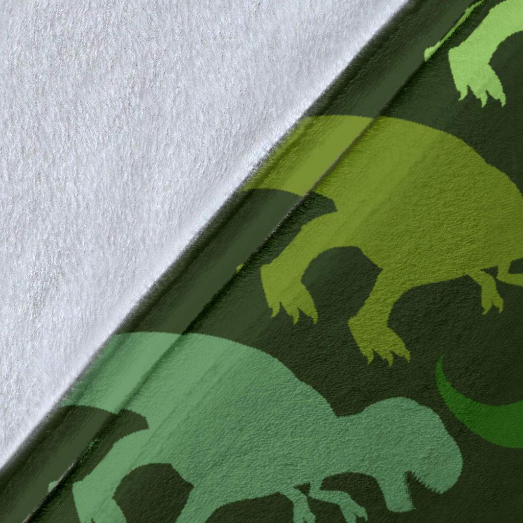 T Rex Pattern Print Design A03 Premium Blanket