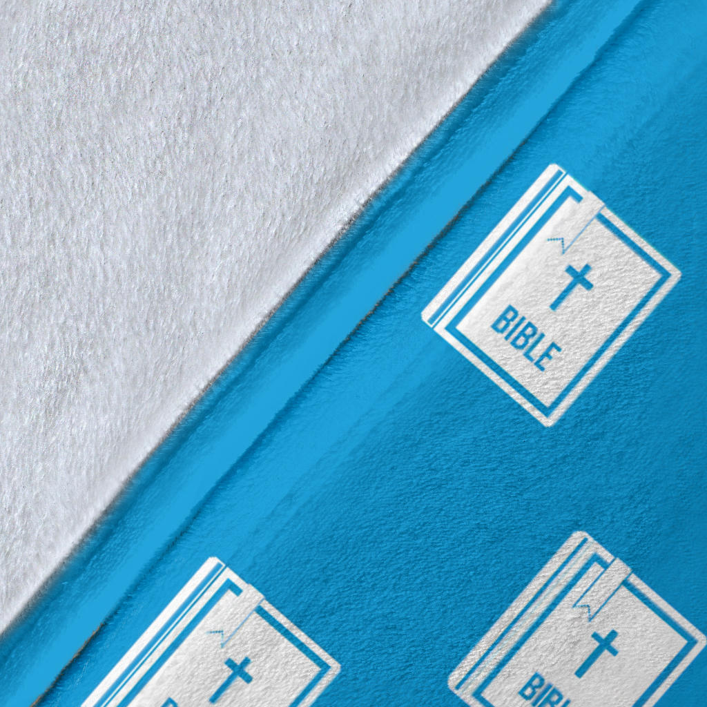 Bible Pattern Print Design 02 Premium Blanket