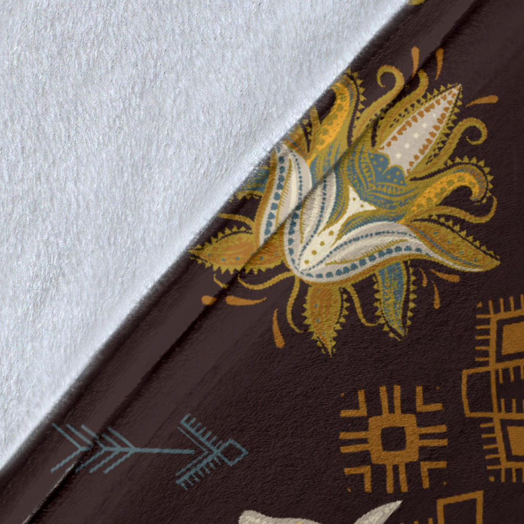Kangaroos Pattern Print Design 03 Premium Blanket