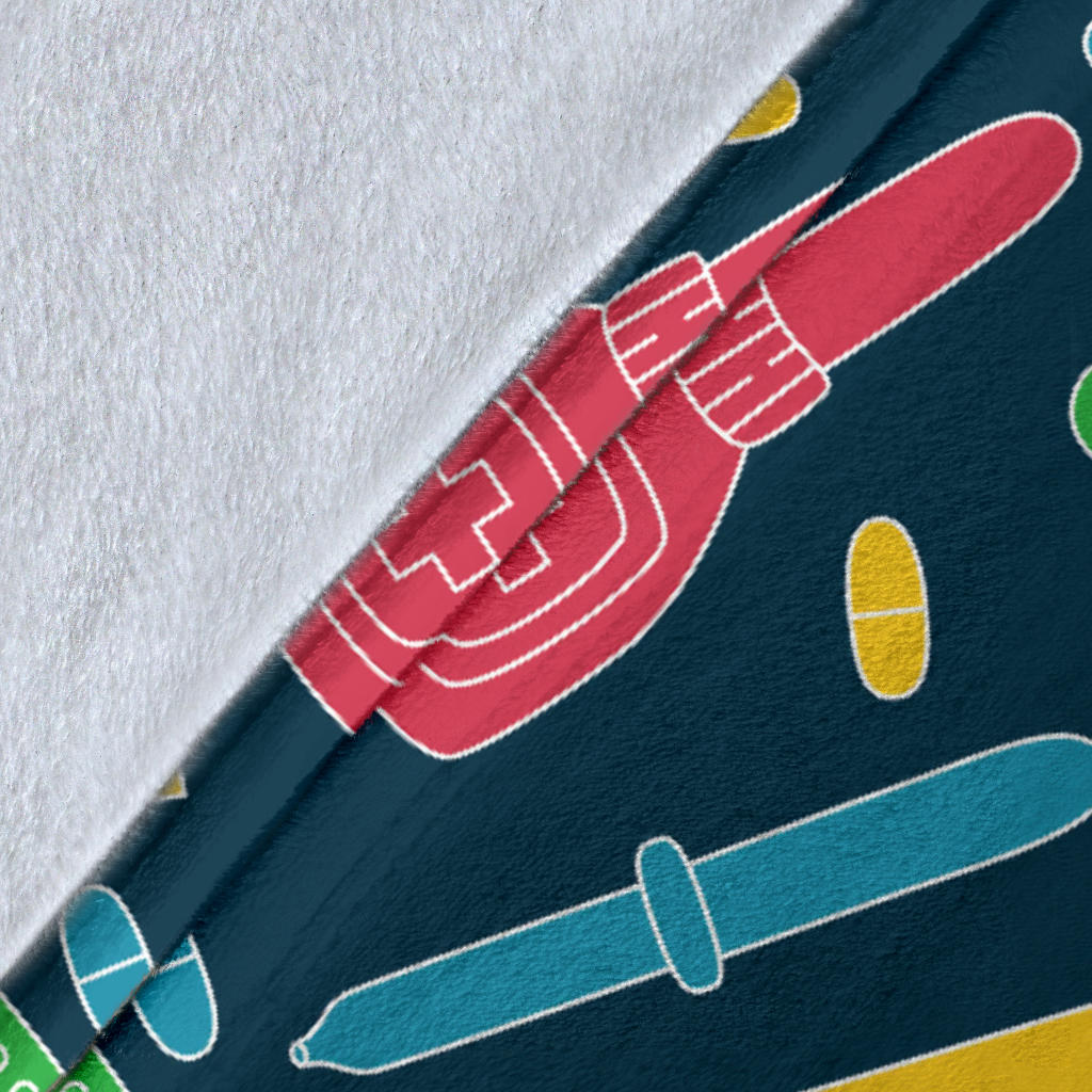 Phlebotomist Pattern Print Design A03 Premium Blanket
