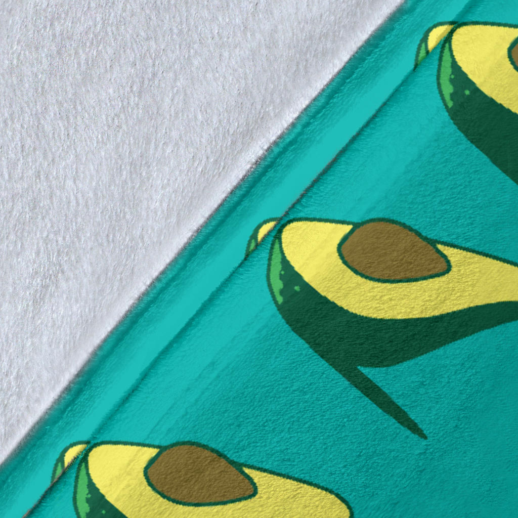 Avocado Pattern Print Design 03 Premium Blanket