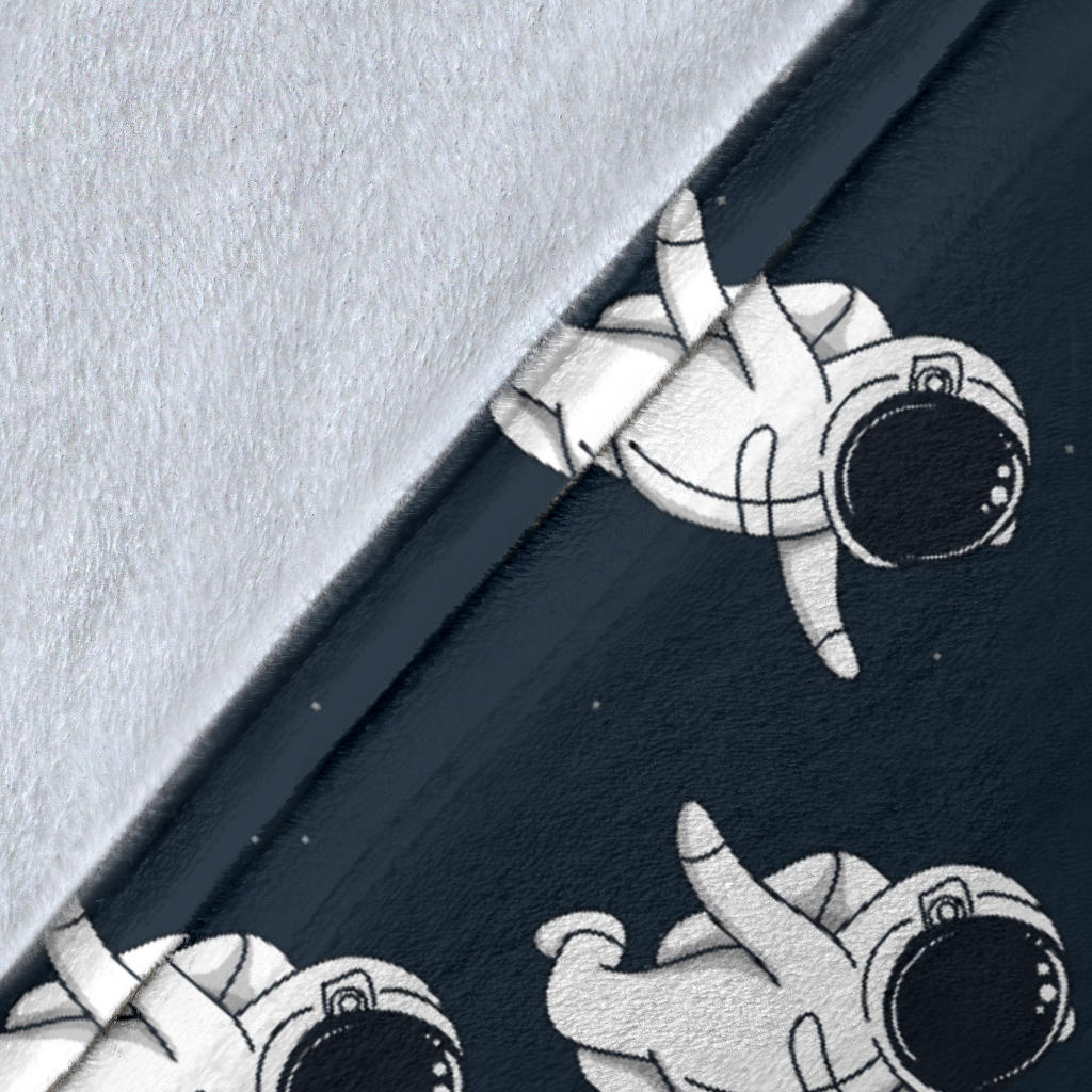 Astronaut Pattern Print Design 02 Premium Blanket