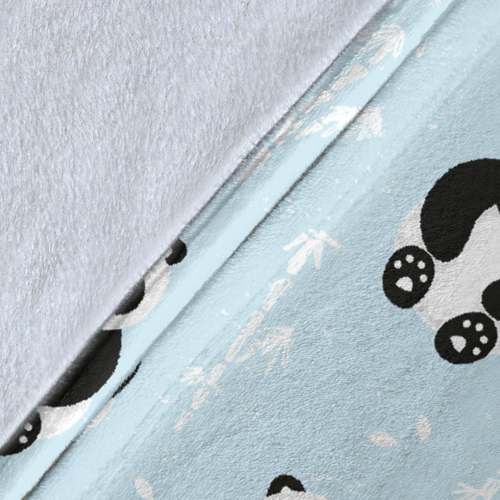 Panda Pattern Print Design A01 Premium Blanket