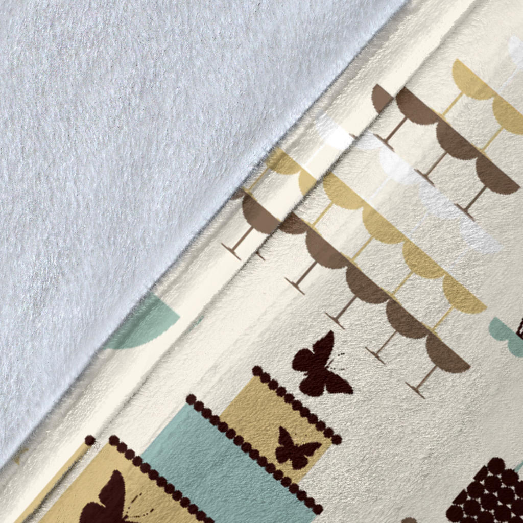 Cake Pattern Print Design 02 Premium Blanket