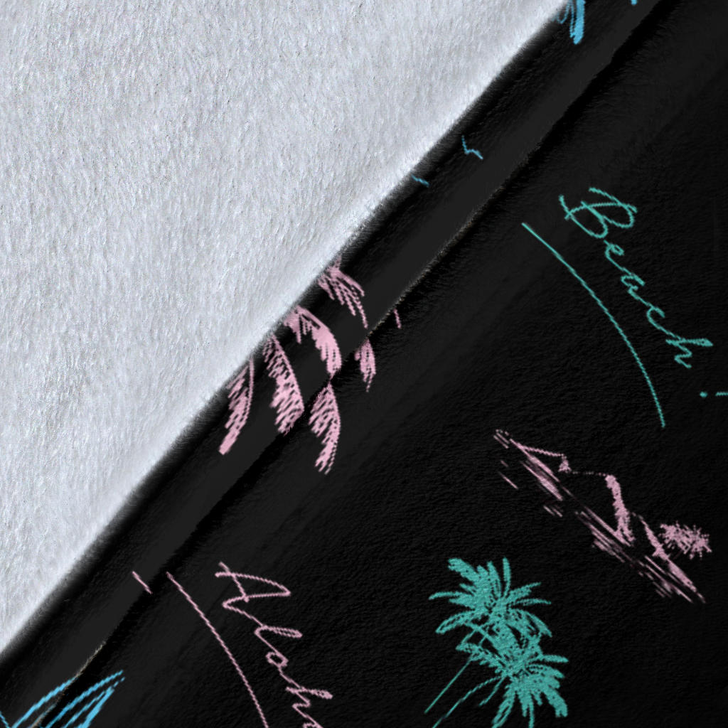 Aloha Hawaii Pattern Print Design 03 Premium Blanket