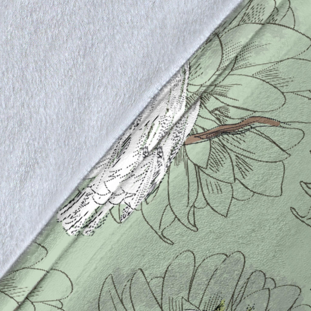 Cockatiel Pattern Print Design 01 Premium Blanket
