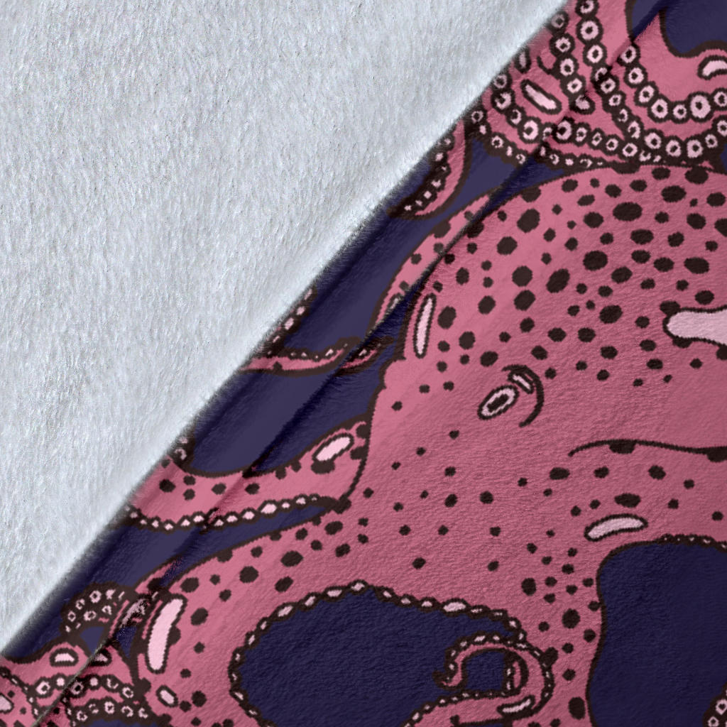 Octopus Pattern Print Design A03 Premium Blanket