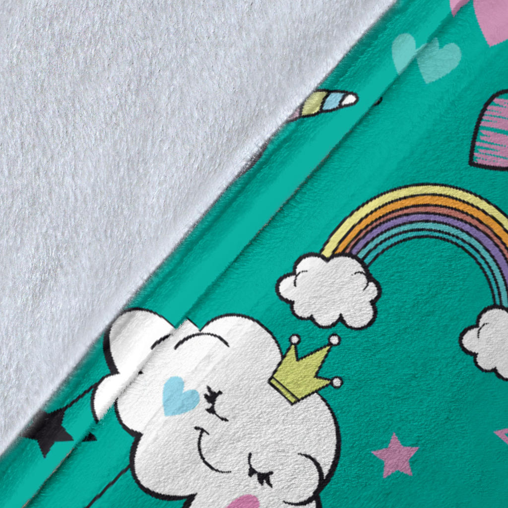 Narwhal Pattern Print Design 04 Premium Blanket