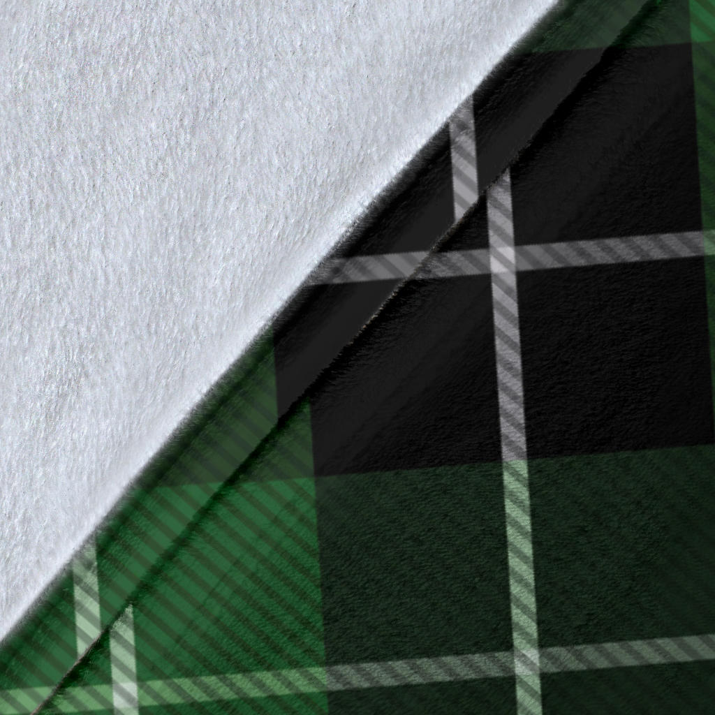 Plaid Green Pattern Print Design A05 Premium Blanket