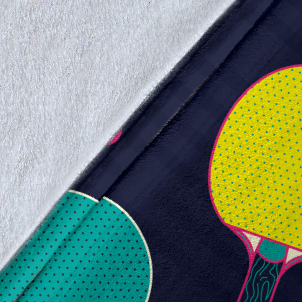 Ping Pong Pattern Print Design A04 Premium Blanket