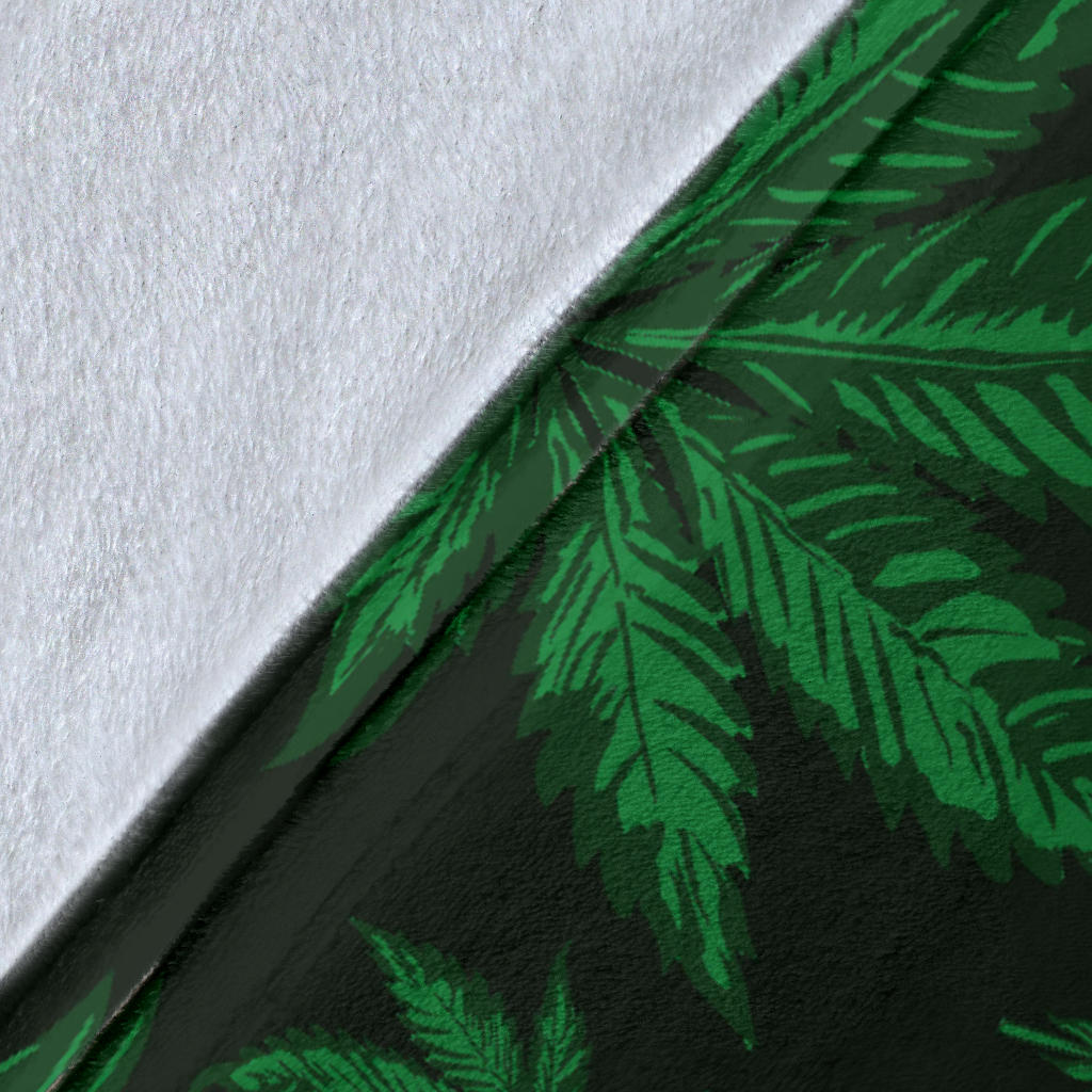 Pot Leaf Pattern Print Design A04 Premium Blanket