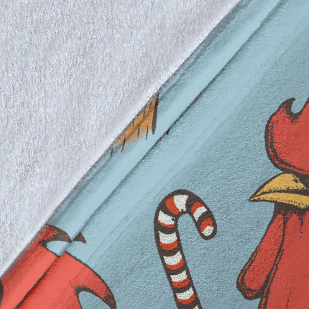 Rooster Pattern Print Design A05 Premium Blanket
