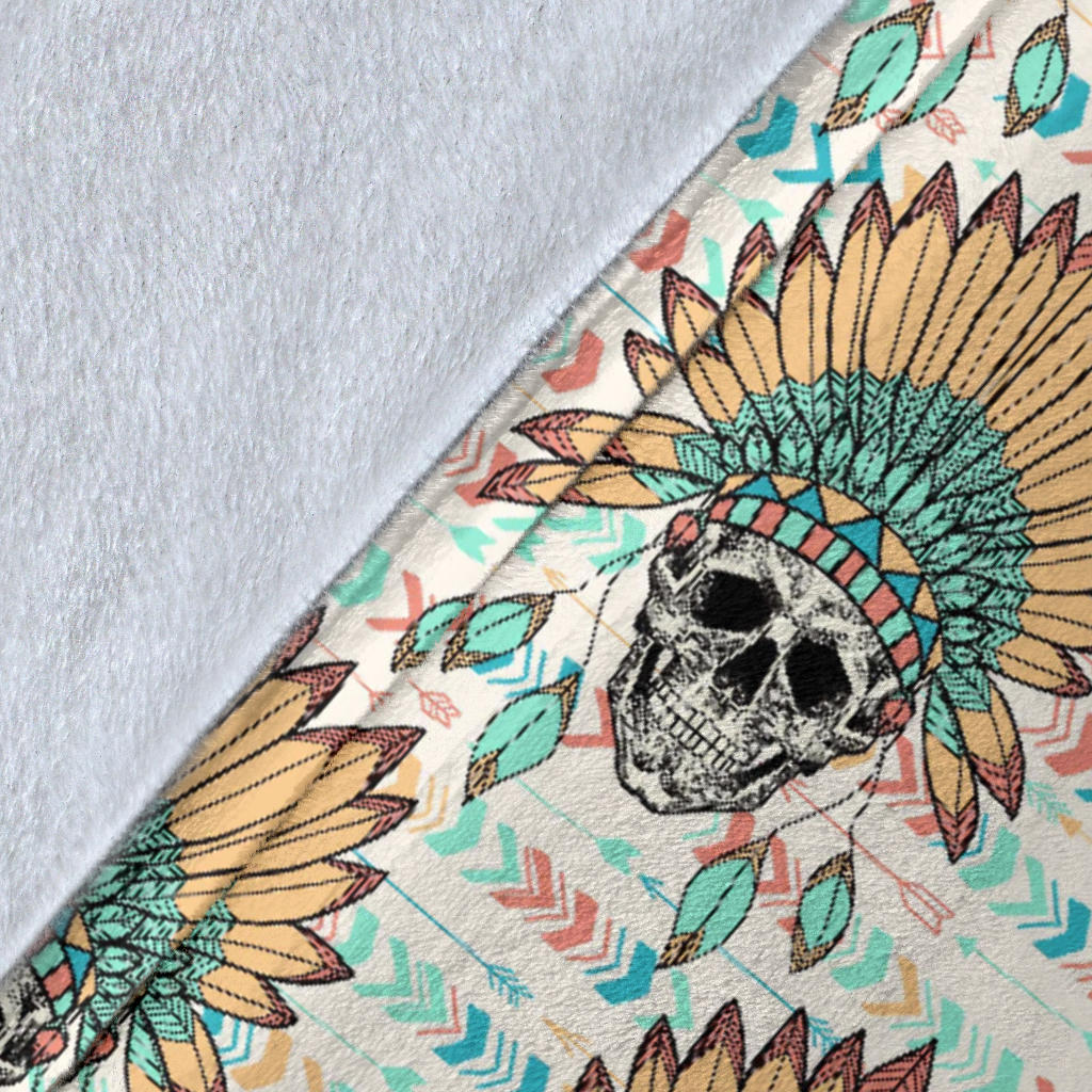 Boho Pattern Print Design 04 Premium Blanket