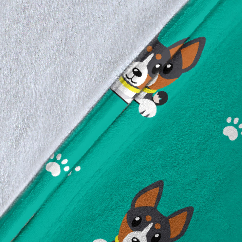 Basenji Pattern Print Design 03 Premium Blanket