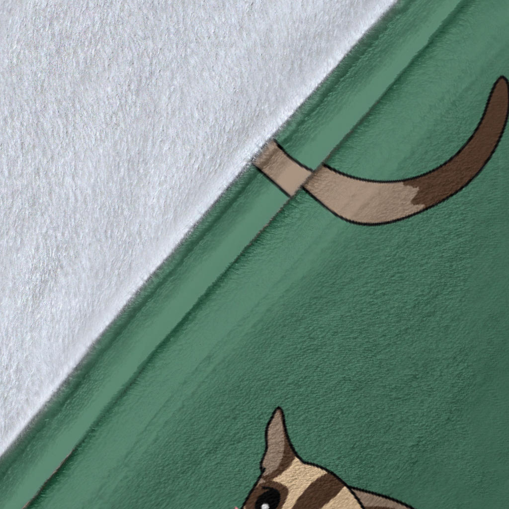Sugar Glider Pattern Print Design 01 Premium Blanket