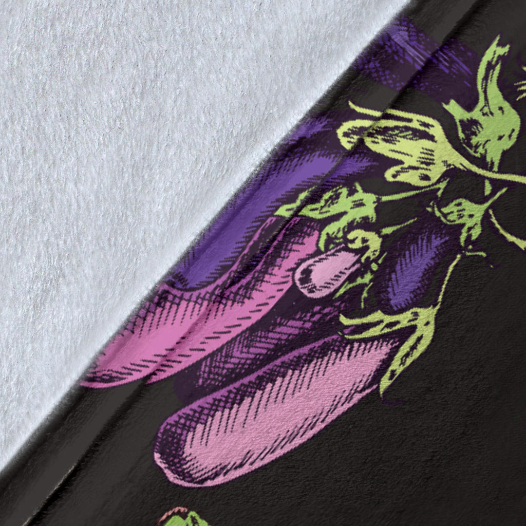 Lettuce Pattern Print Design 01 Premium Blanket