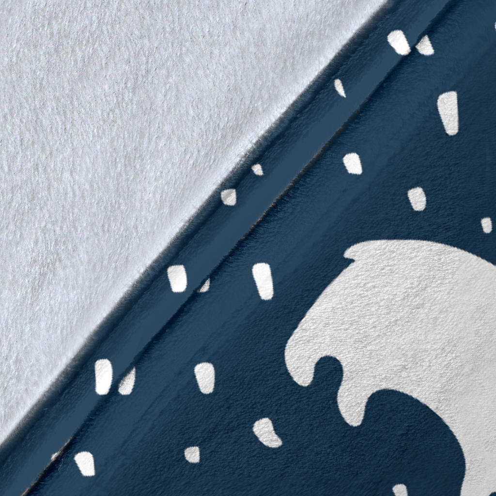 Polar Bear Pattern Print Design A02 Premium Blanket
