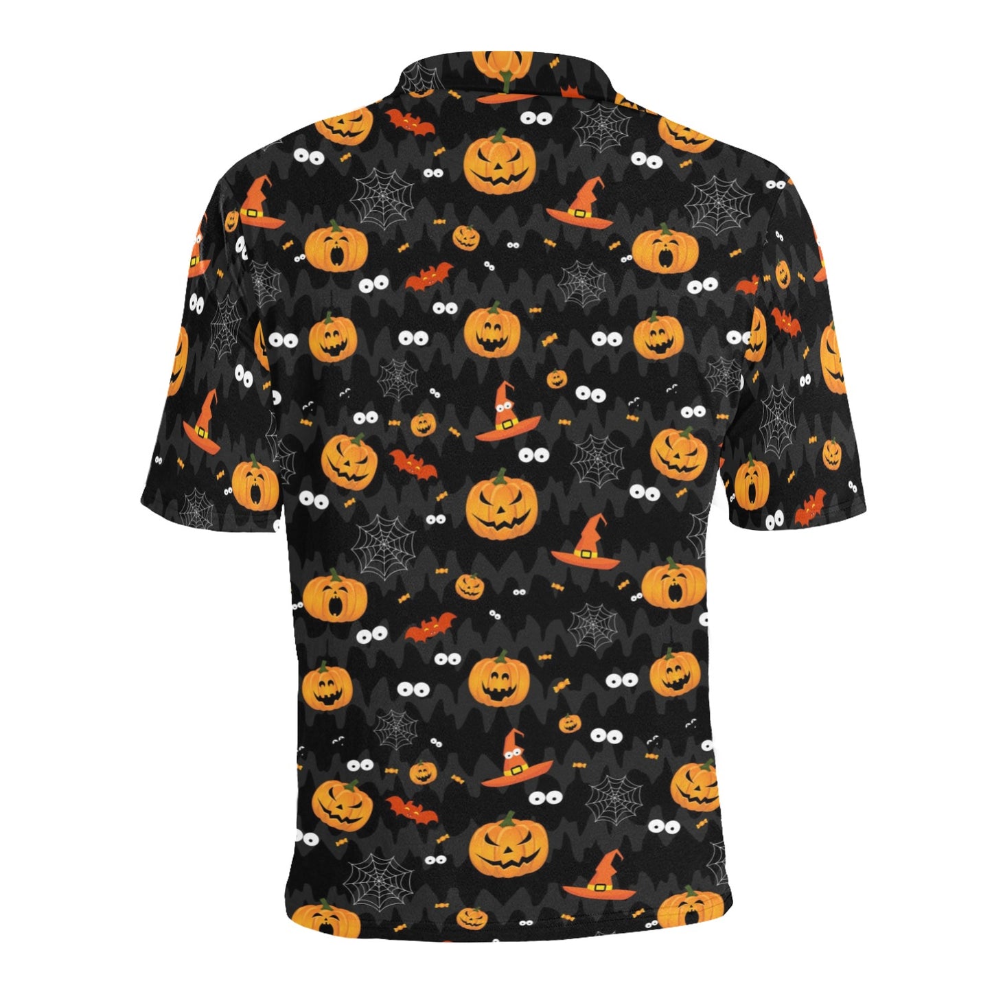 Halloween Print Design LKS405 Men Polo Shirt