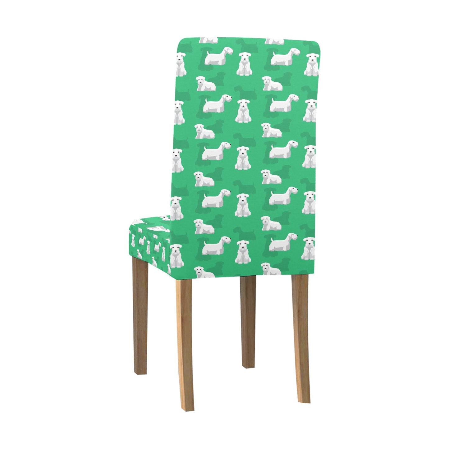 Sealyham Terriers Print Design LKS301 Dining Chair Slipcover