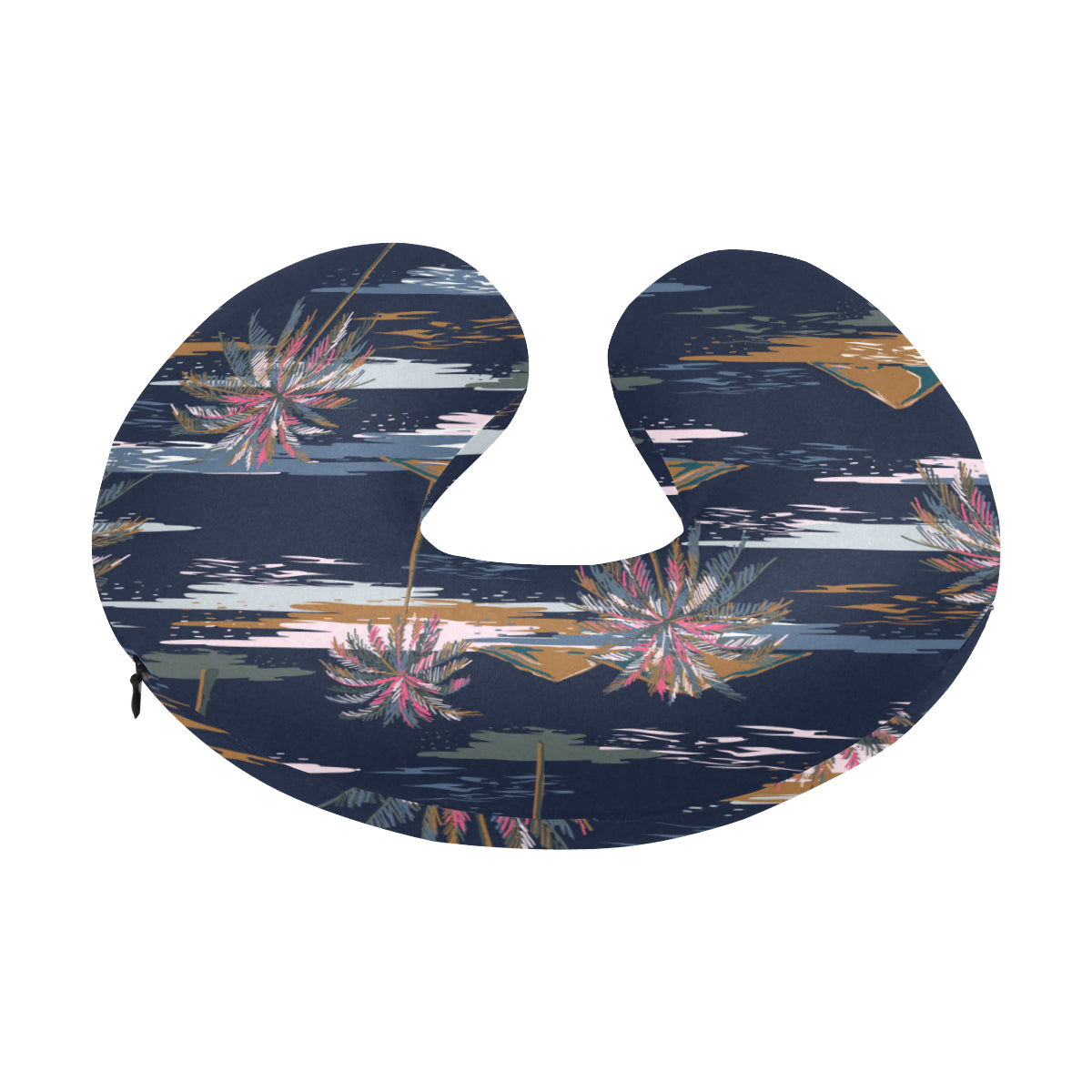 Pacific island Pattern Print Design A06 U-Shaped Travel Neck Pillow
