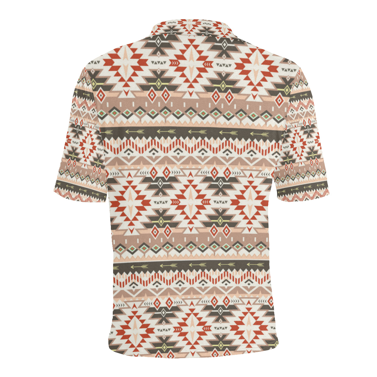 Aztec Pattern Print Design 05 Men Polo Shirt