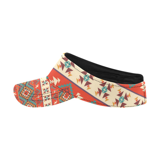 Aztec Red Print Pattern Unisex Sun Visor