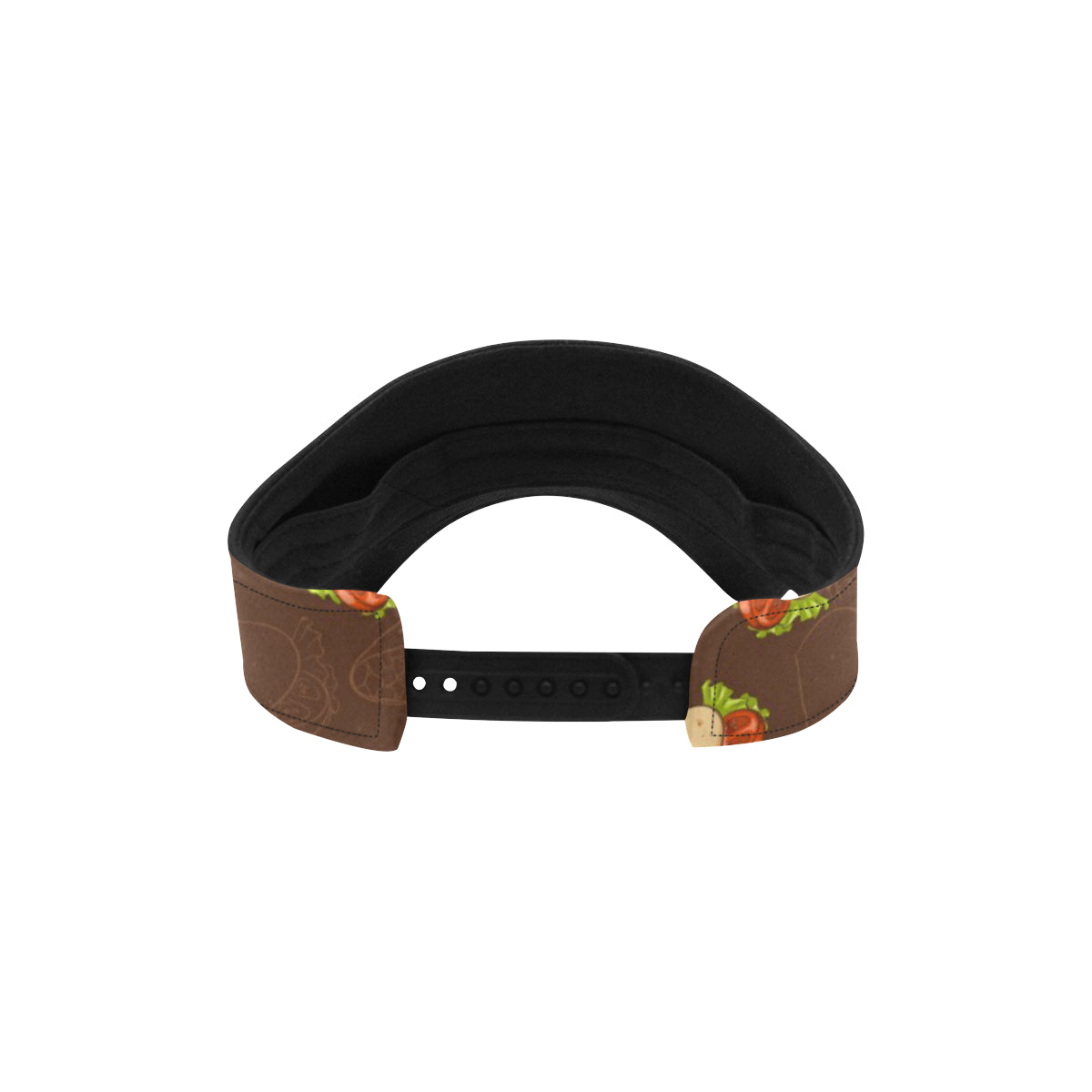 Taco Pattern Print Design TC08 Unisex Sun Visor