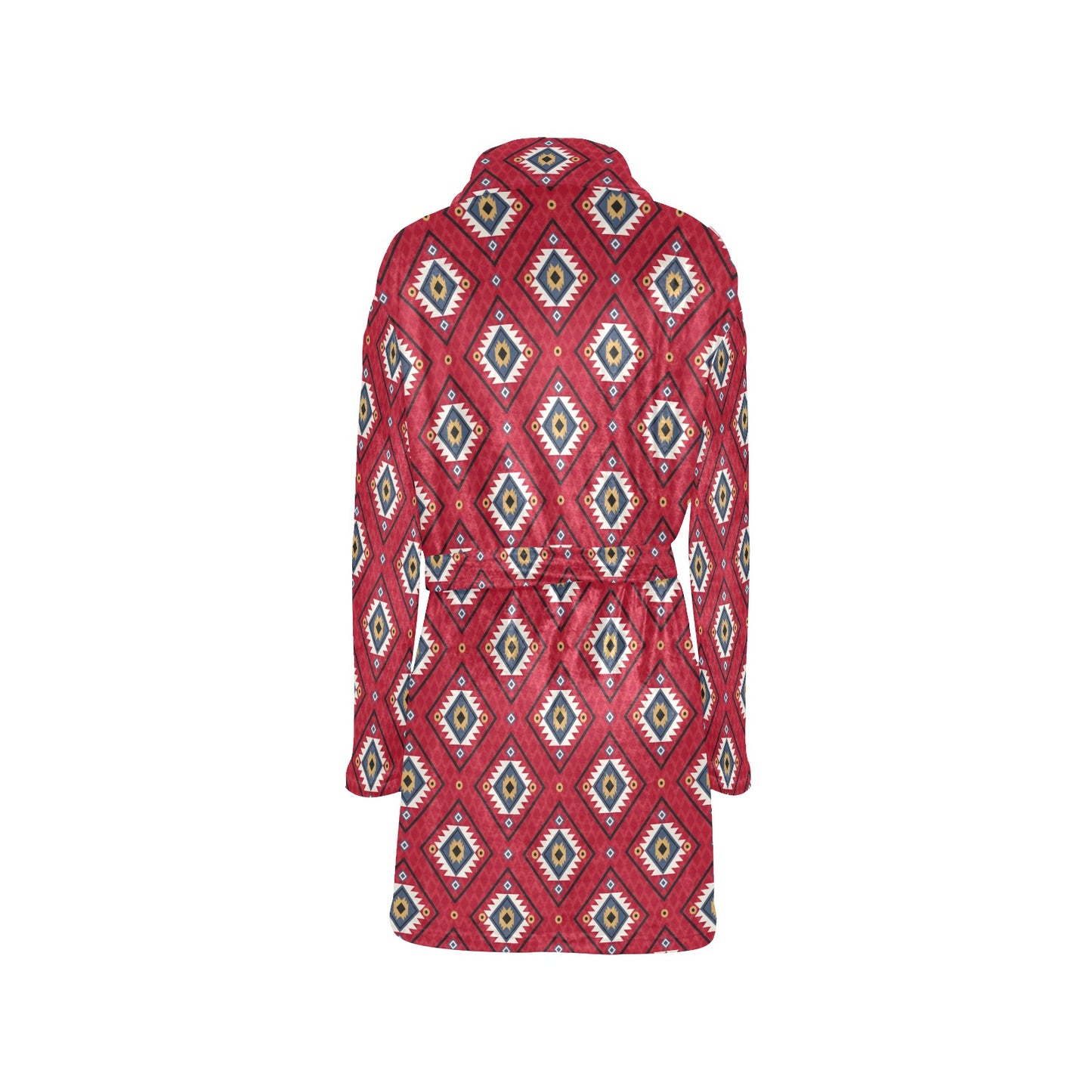 Aztec Pattern Print Design 10 Women's Fleece Robe