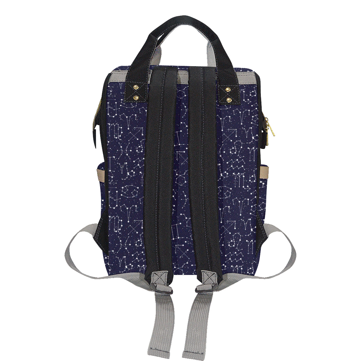 Zodiac Pattern Design Print Diaper Bag Backpack