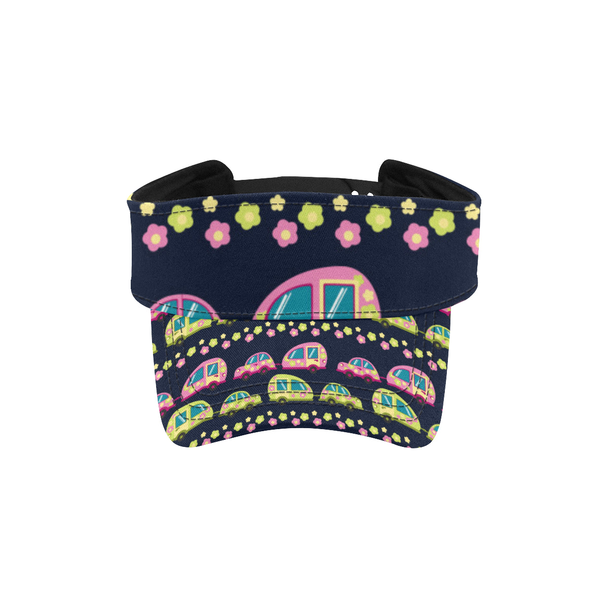 Camper Cute Camping Design No 3 Print Unisex Sun Visor
