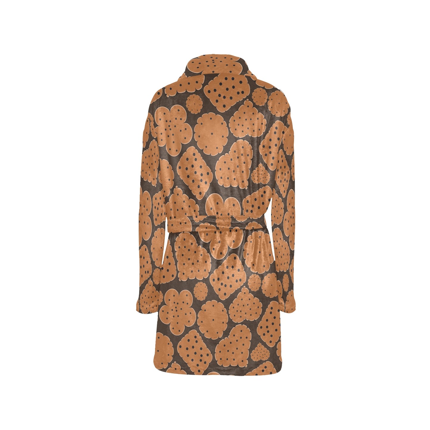 Cracker Pattern Print Design 01 Women's Fleece Robe