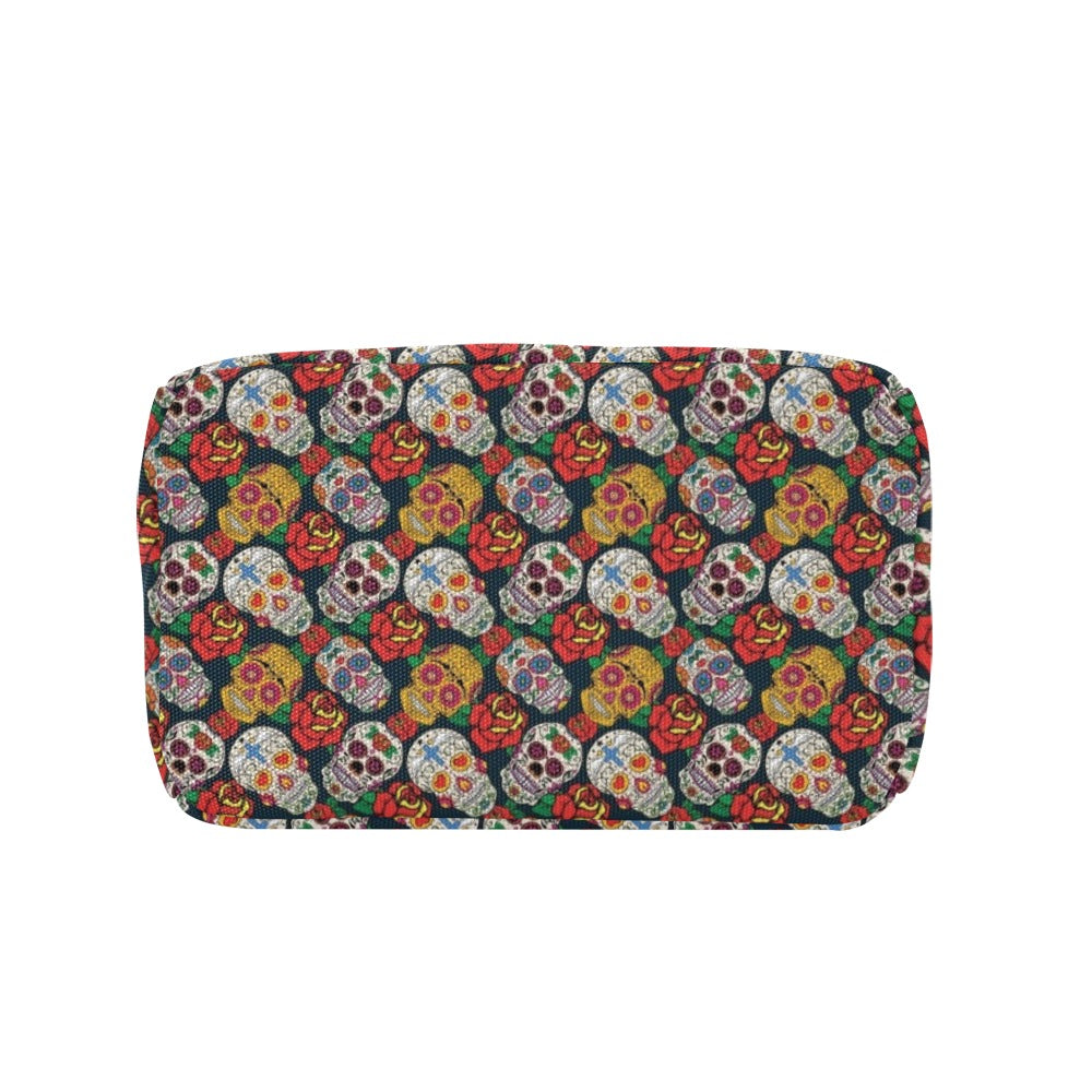 Sugar Skull Print Design LKS306 Insulated Lunch Bag