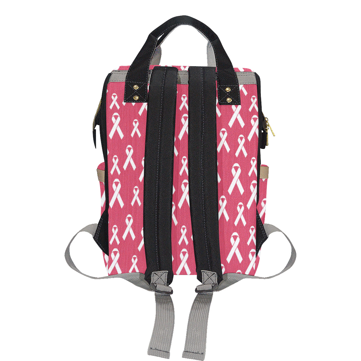 Breast Cancer Awareness Symbol Diaper Bag Backpack