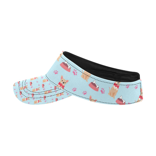 Chihuahua Pattern Print Design 05 Unisex Sun Visor