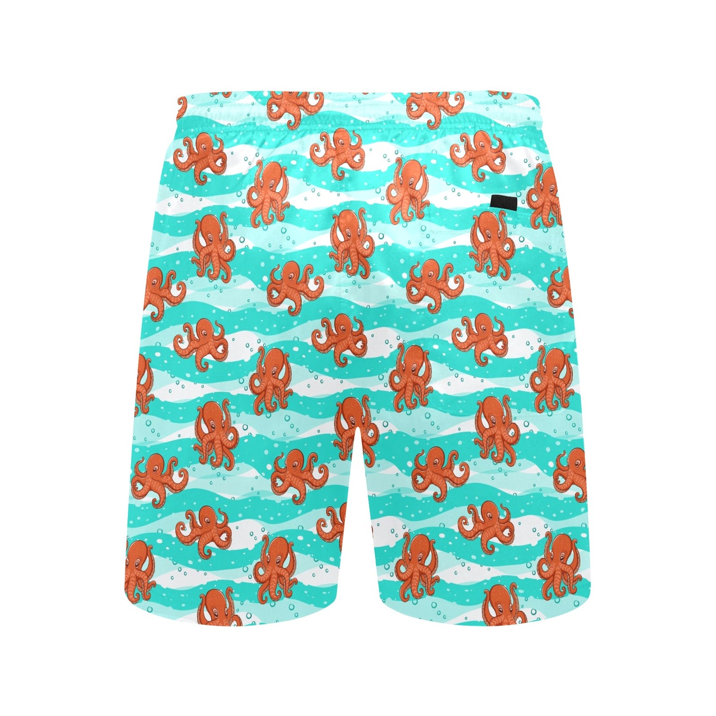 Octopus Cute Design Print Themed Men's Swim Trunks Beach Shorts