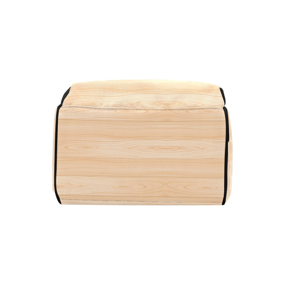 Wood Texture Print Design LKS302 Diaper Bag Backpack