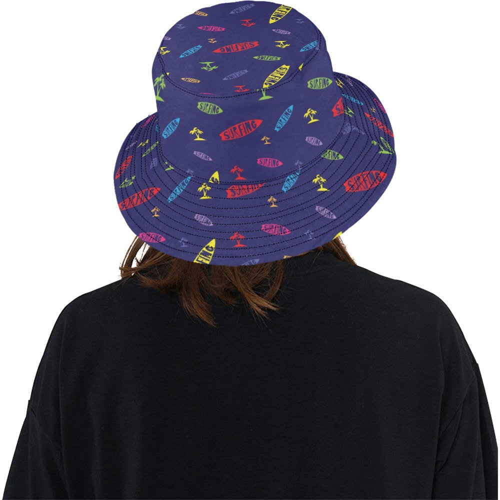 Surfboard Print Design LKS305 Unisex Bucket Hat