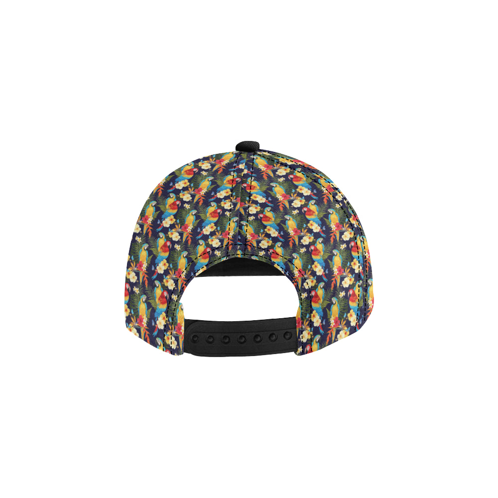 Parrot Themed Design Snapback Cap