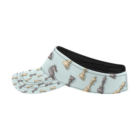 Chess Pattern Print Design 02 Unisex Sun Visor