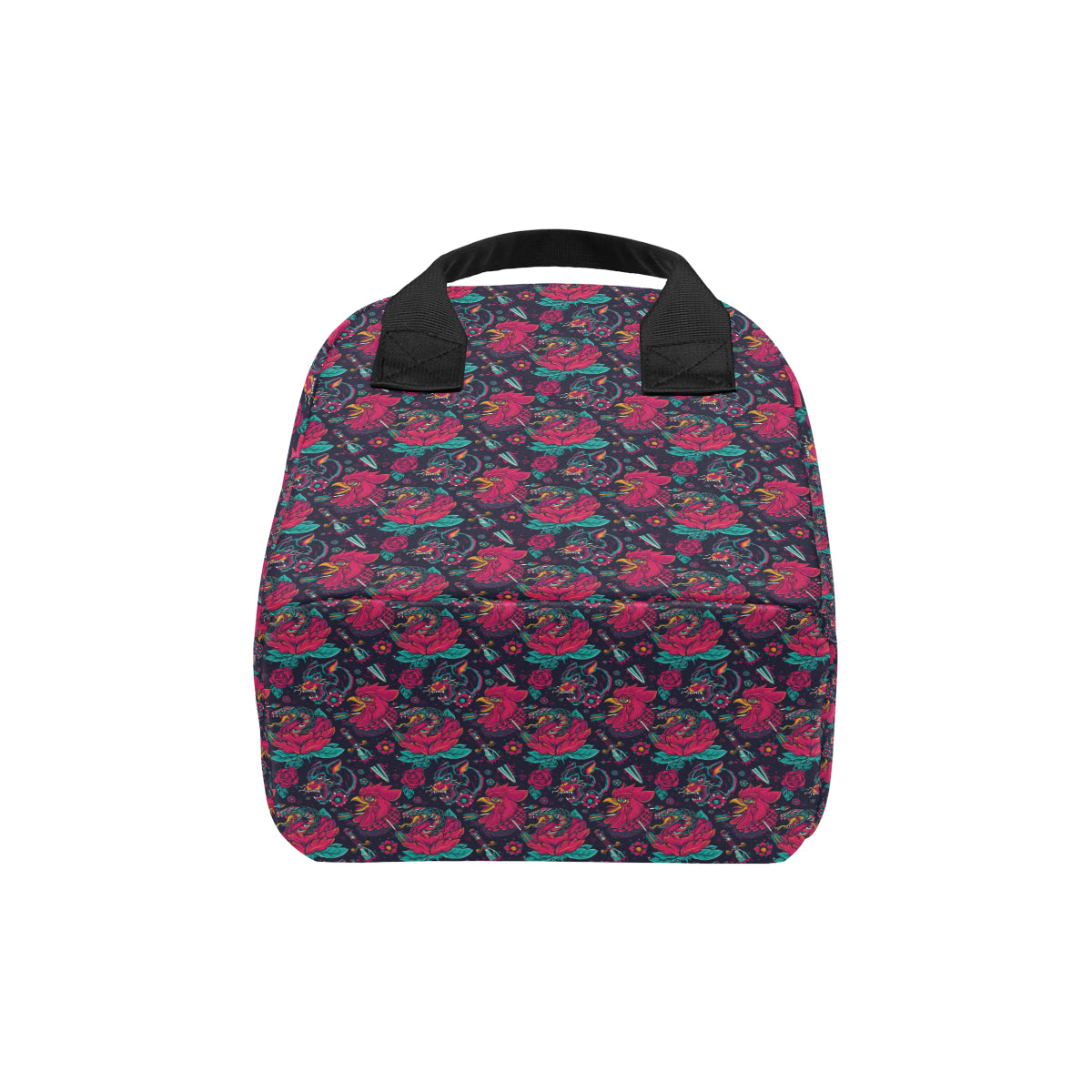 Old School Tattoo Print Insulated Lunch Bag