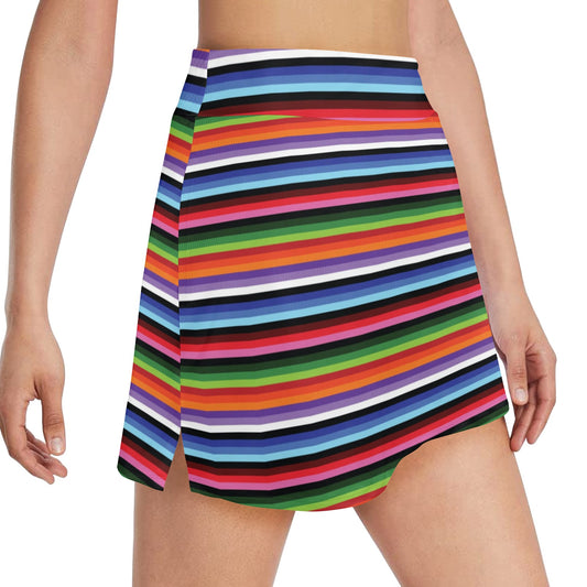 Serape Design 17" Golf & Pickleball Skort with Pockets