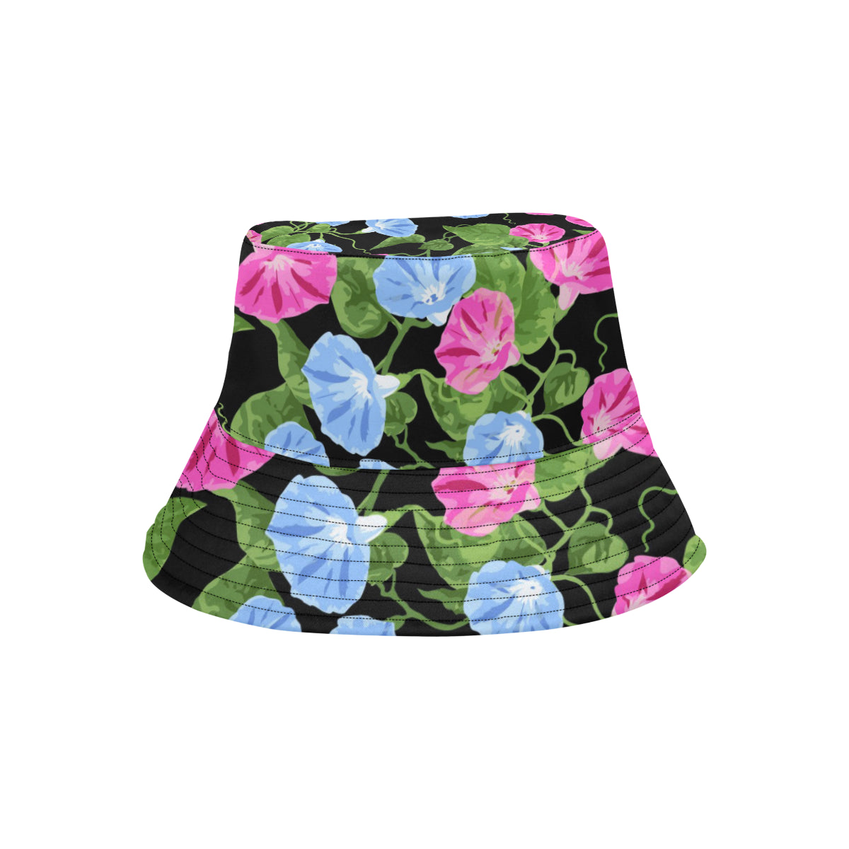 Morning Glory Pattern Print Design MG04 Unisex Bucket Hat