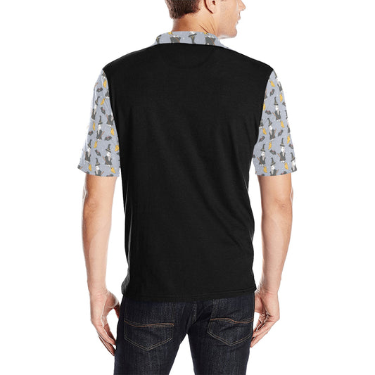 Witch Print Design LKS307 Men Polo Shirt