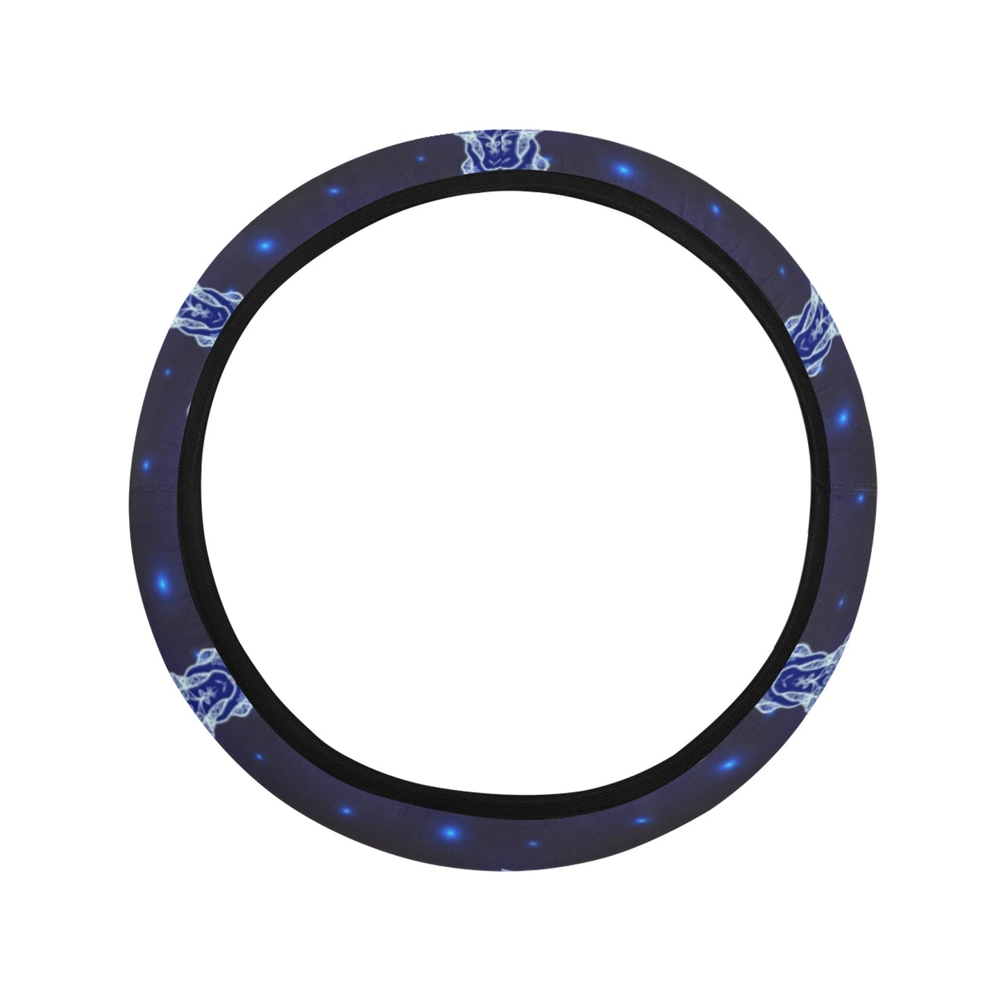 Goat Print Design LKS401 Steering Wheel Cover with Elastic Edge