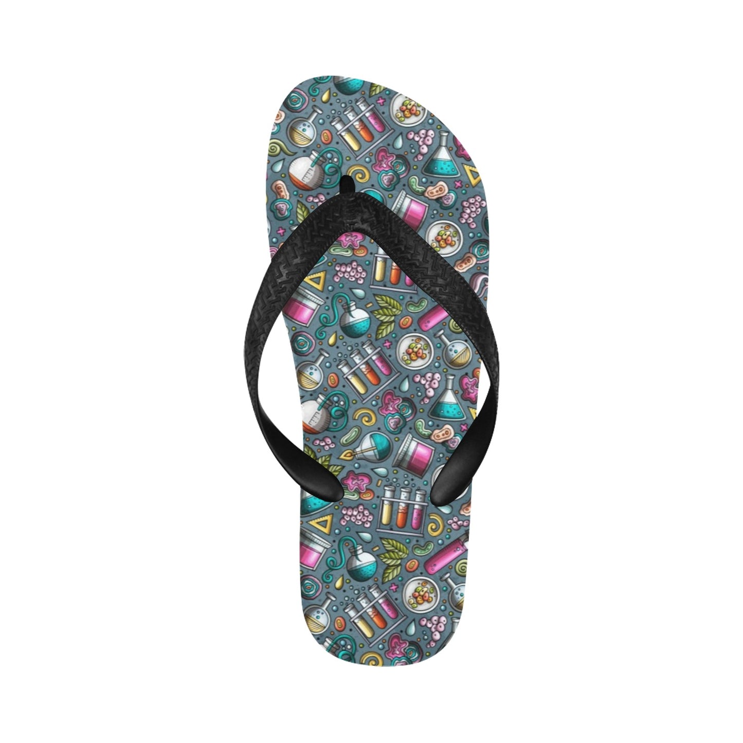 Science Print Design LKS304 Flip Flops