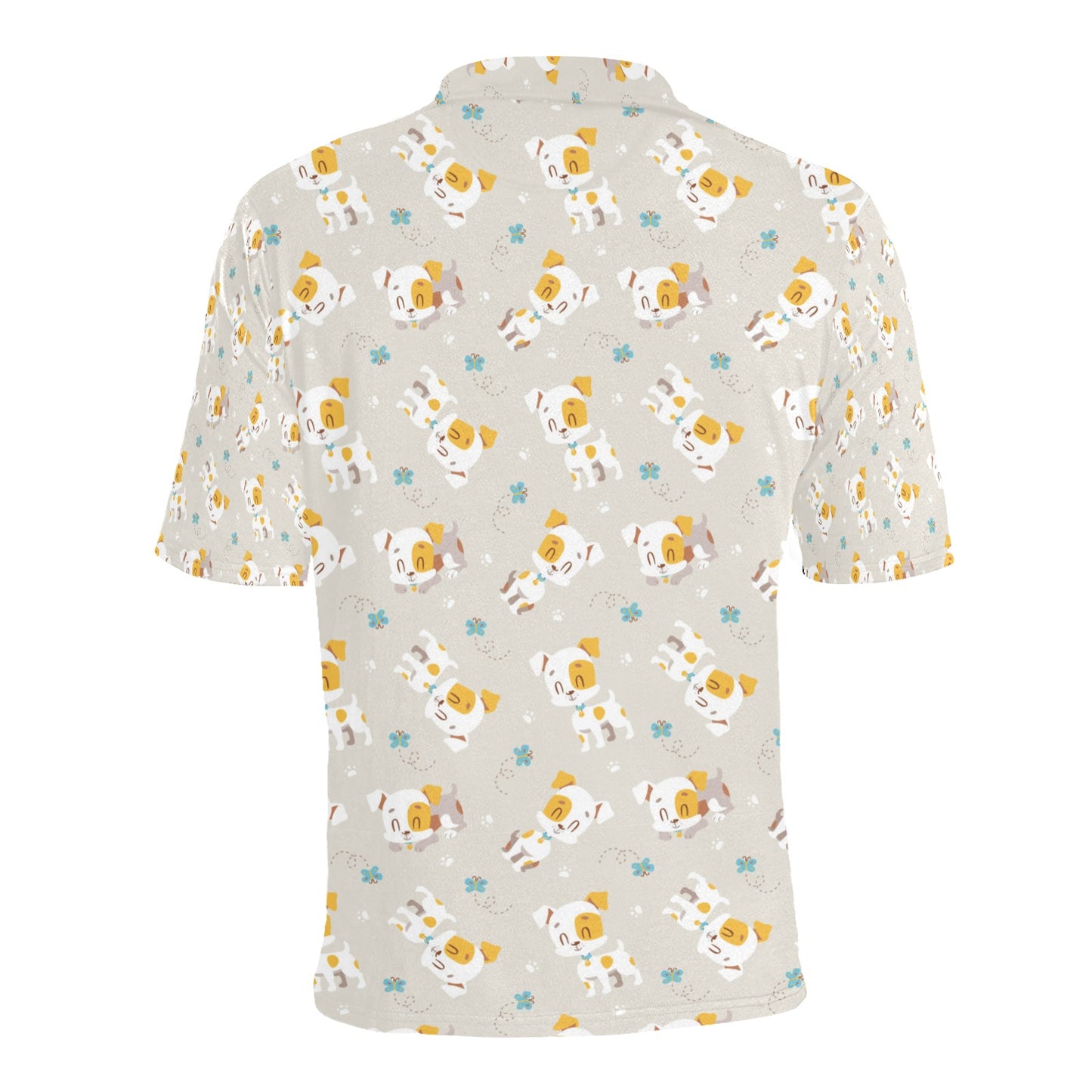 Russell Terriers Print Design LKS306 Men Polo Shirt